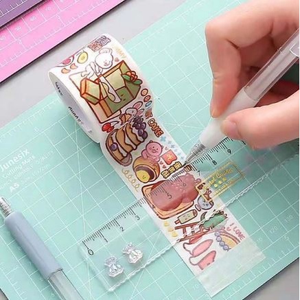 Journal Cutter Tool - Cutter Sticker/Washi Tape Model Tekan