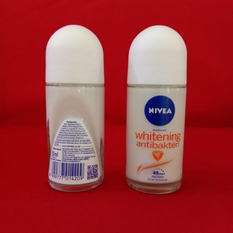 NIVEA DEODORANT BRIGHTENING ANTIBAKTERI 50ML