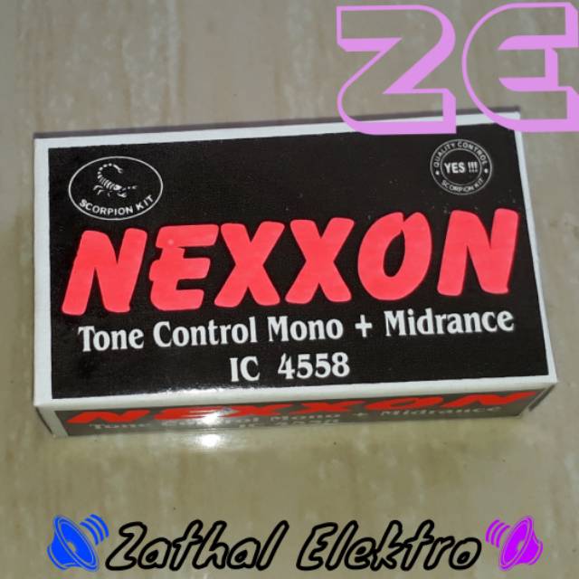 Kit Tone Control mono Plus Midrance IC 4558