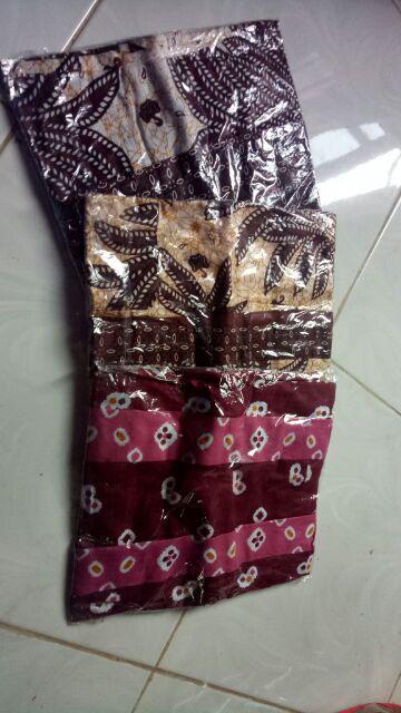 Couple Batik Padi Cream Seragam Batik Jumbo M L Xl Xxl Jumbo