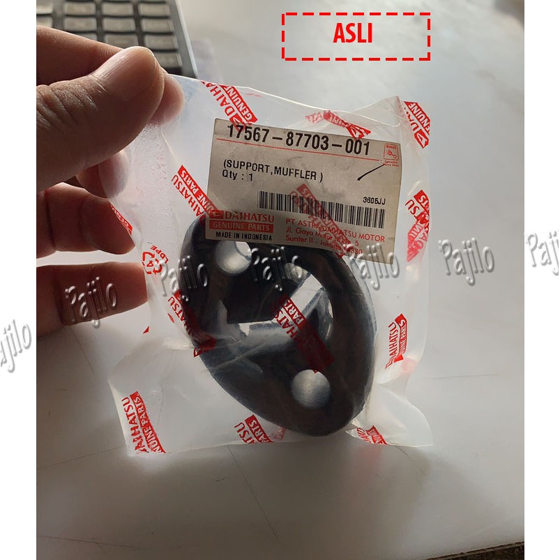 ORI Karet gantungan knalpot avanza xenia 2012 2013 2014 2015 2016 2017 2018 pegangan Kenalpot Cover 