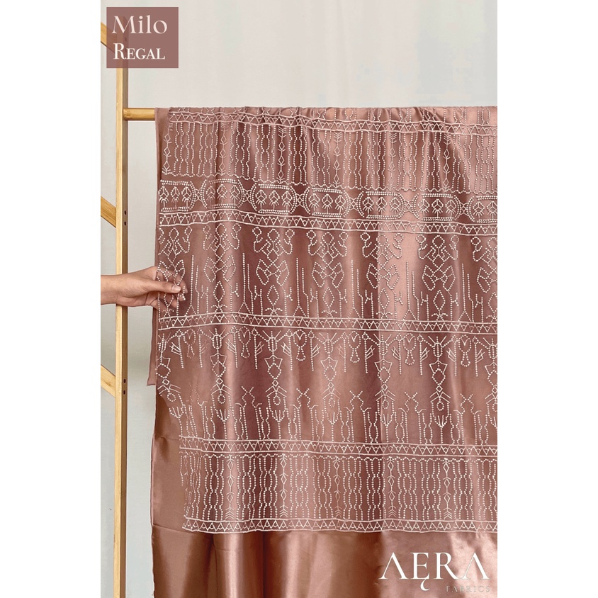 0,5 meter Kain Tile Etnik/ Tile Sapto/ Bahan Brokat Kebaya MILO