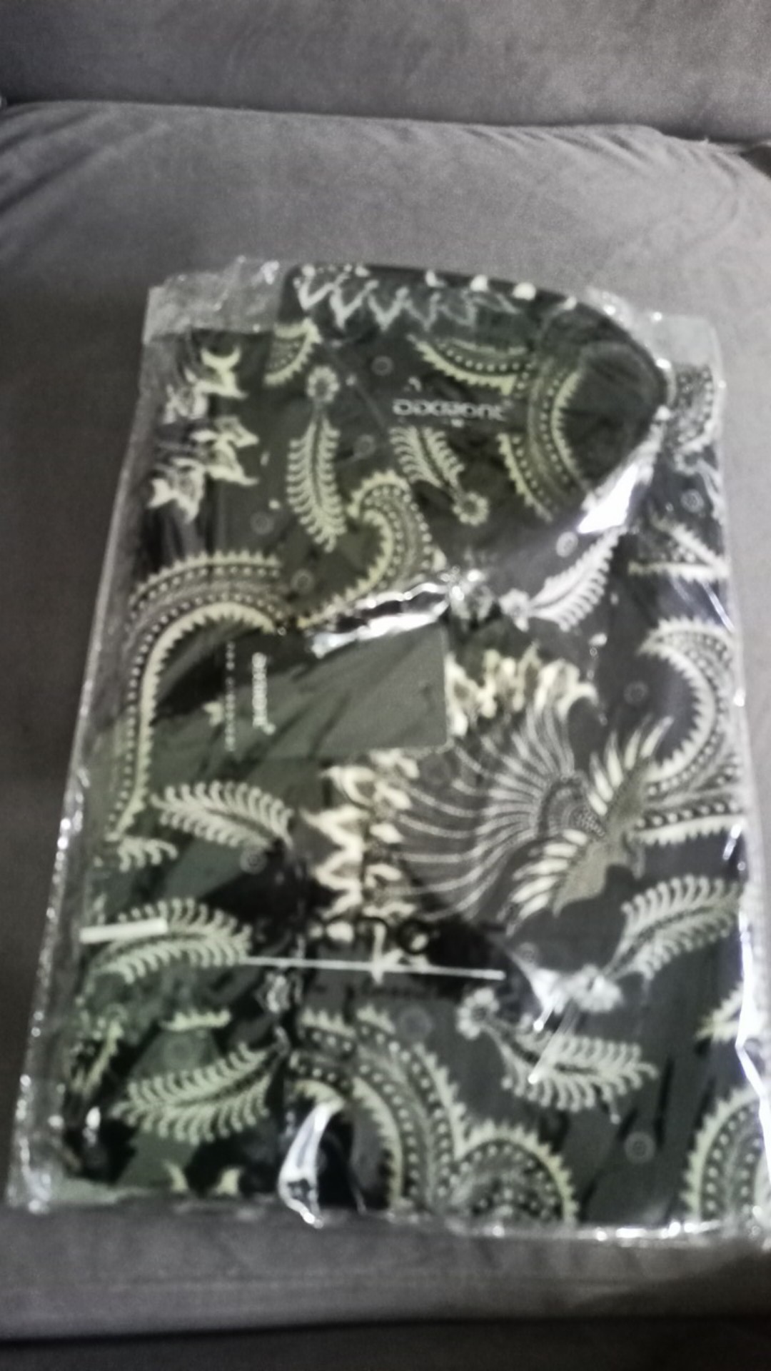 Kemeja Batik Pria Lengan Panjang Bl33 Katun Motif Modern Dixmont Semi Slimfit Premium