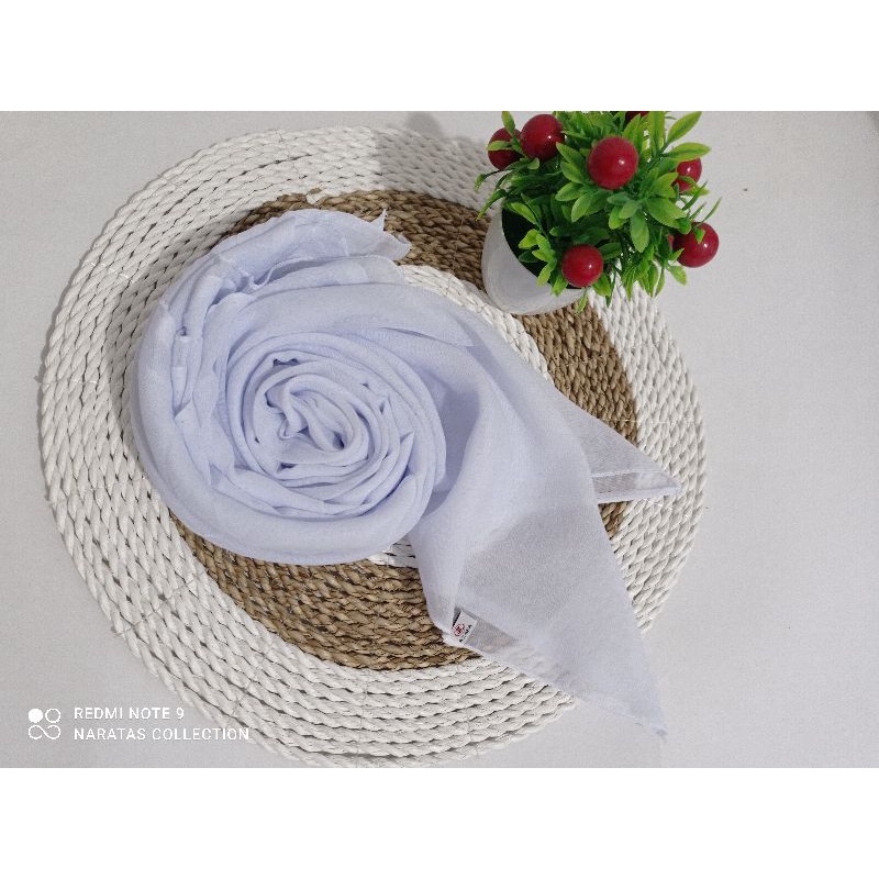 KERUDUNG SEKOLAH PUTIH|KERUDUNG PARIS|SEGI EMPAT