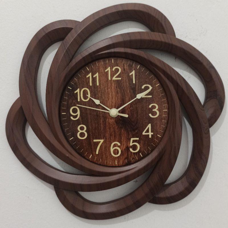 jam dinding unik bermotif kayu-3039 CT