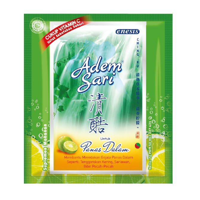 Adem Sari Sachet (Pereda panas dalam)