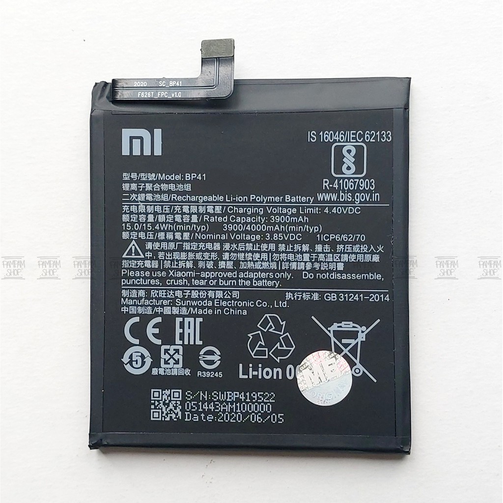 Baterai XiaoMi BP41 K20 Mi9T Mi 9T Original OEM Batre Batrai Battery Xiao Mi BP 41 HP Ori