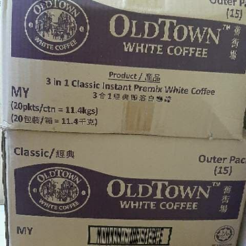 

vd201r Old Town White Coffee 3 In 1 Classic Kopi Malaysia Ds20X11