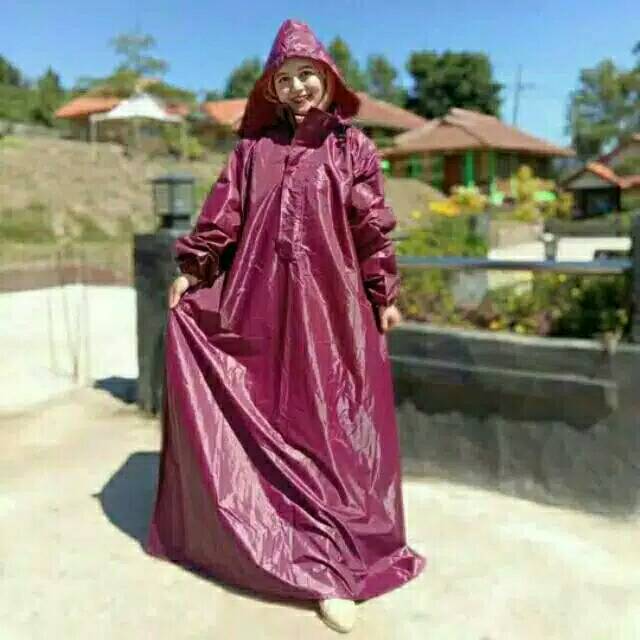 MANTEL Jas hujan gamis syari wanita muslimah