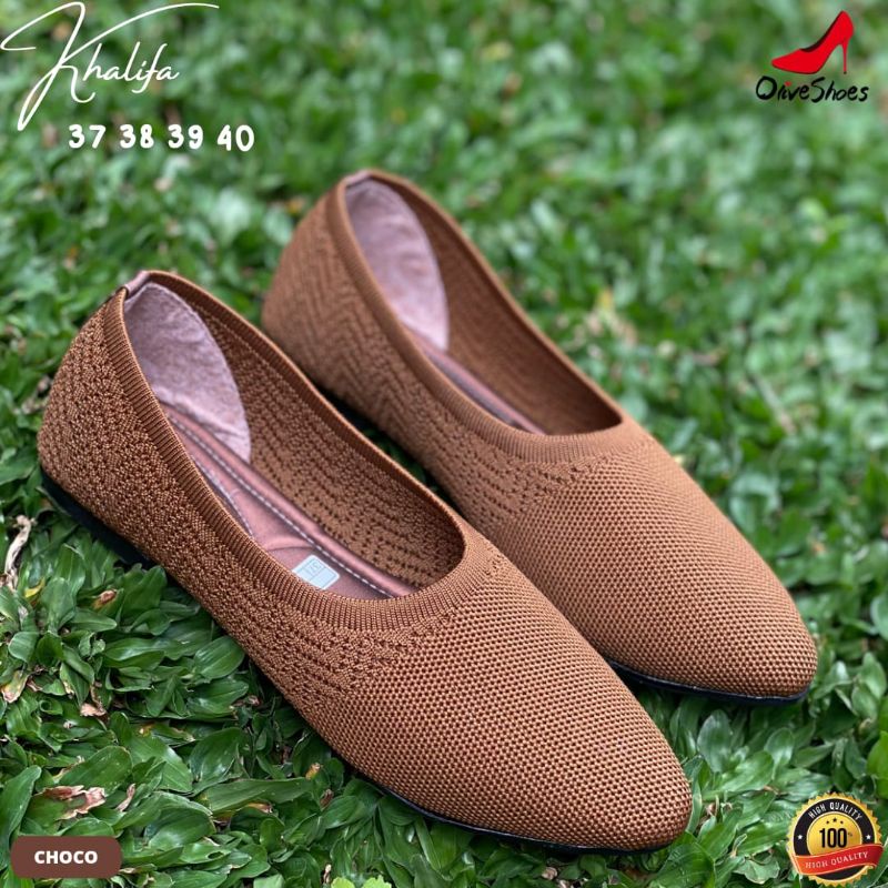 Flat Shoes Rajut by Olive shoes