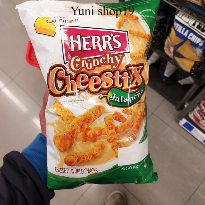 

herrs jalapeno crunchy chestix - snack import herr's