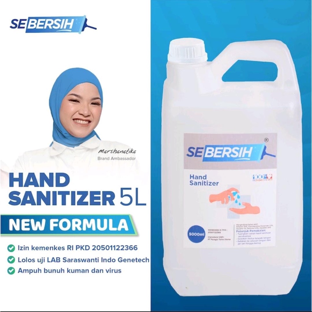 BUBBLIOIO - Hand Sanitizer SEBERSIH 5 Liter