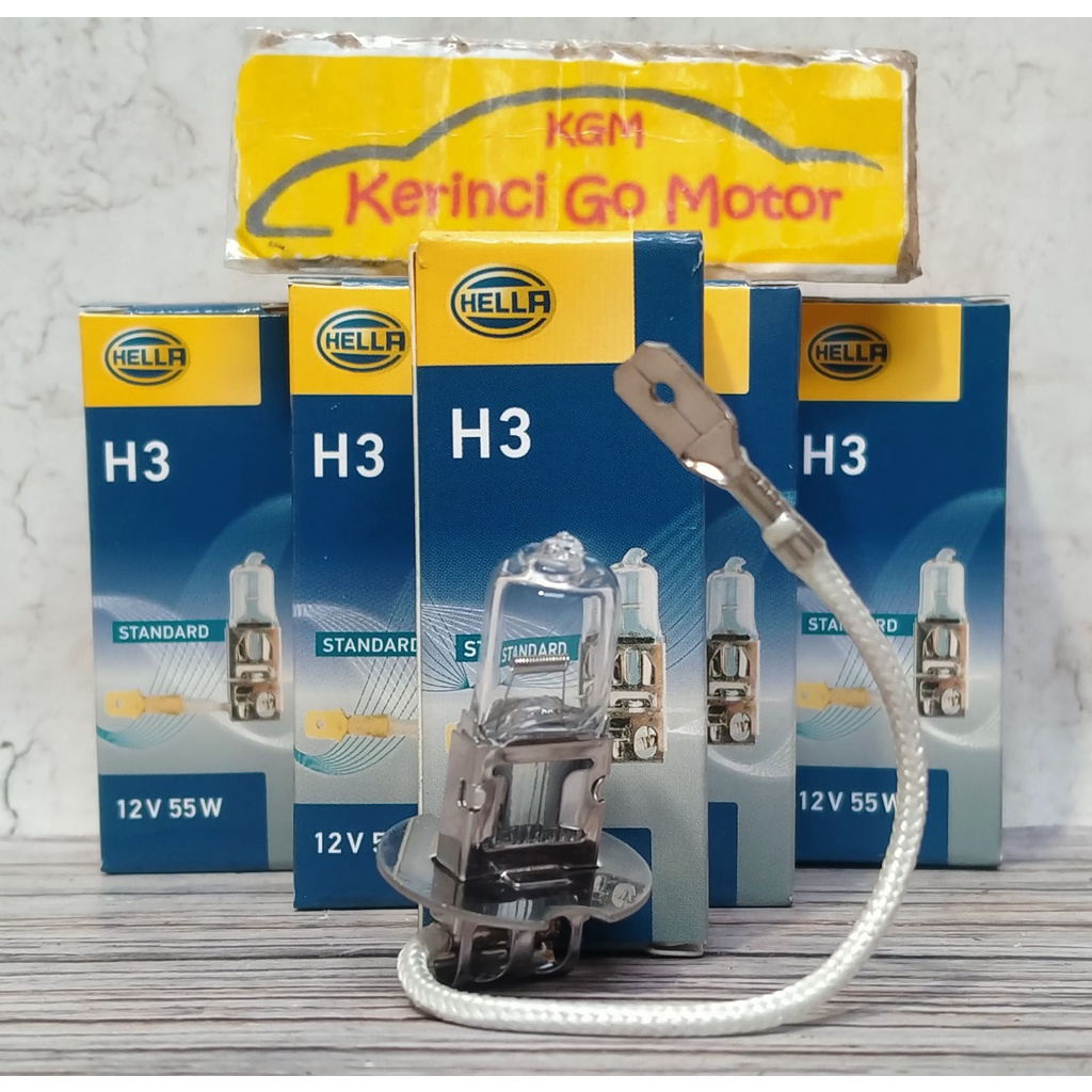 HELLA BOHLAM LAMPU HALOGEN H3 12V 55W 8GH 178 555 064