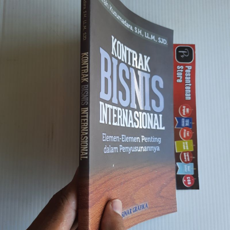 BUKU ORIGINAL KONTRAK BISNIS INTERNASIONAL TERLENGKAP . BUMI AKSARA