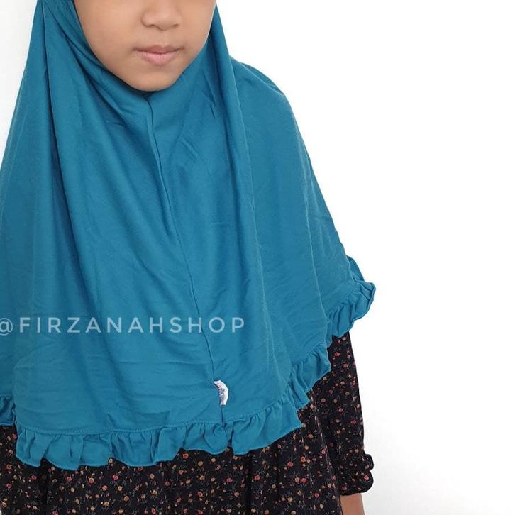 ☆ Jilbab Curly Anak TK-SD (4-9 th) Bahan Kaos PE ✷