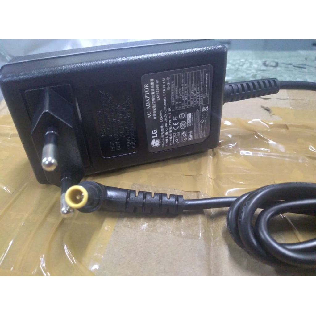 Adaptor Monitor LCD LED LG 19V-2.1A 16EN33S 20EN33S 16EN33SA