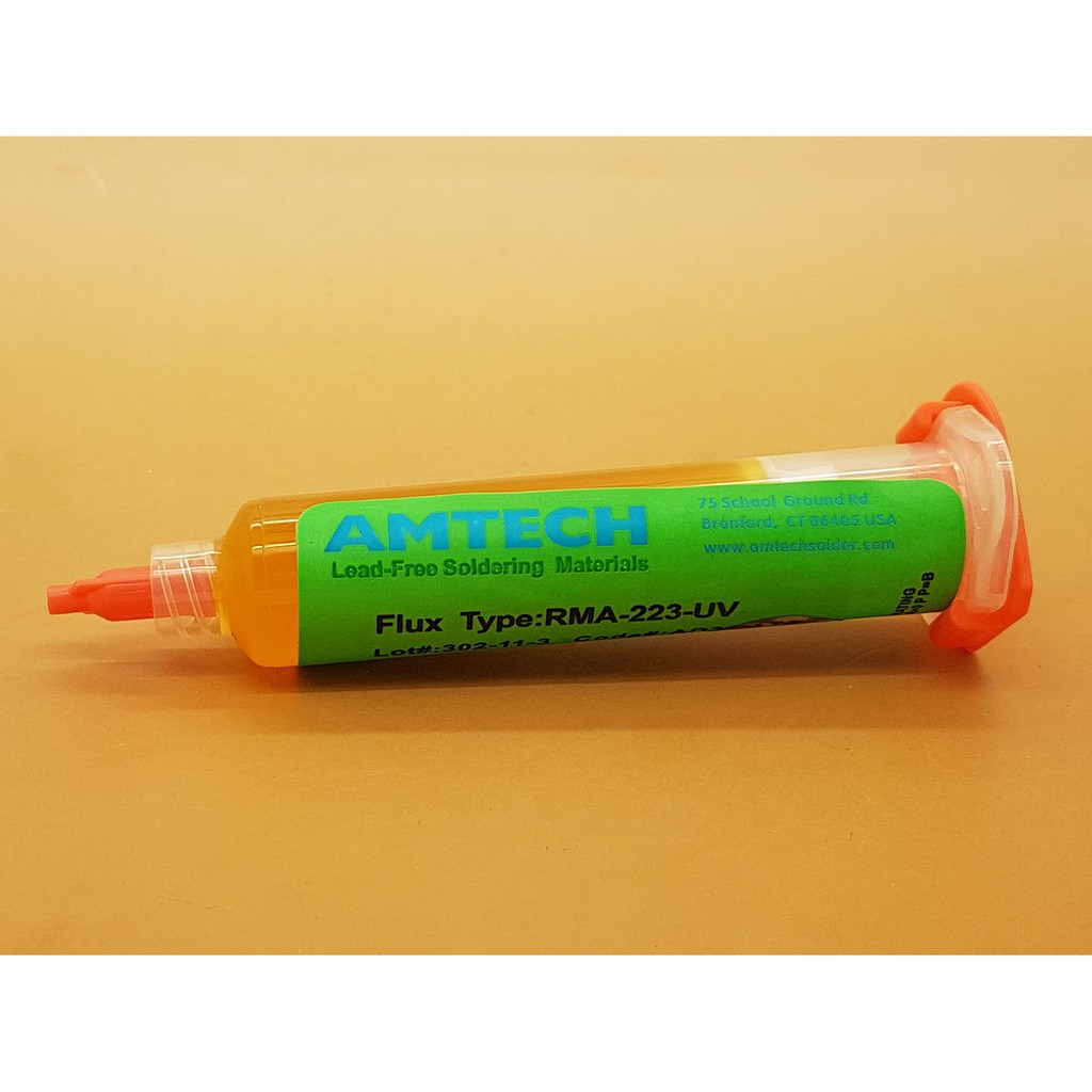 Cairan Flux amtech ORI stiker Hijau By LLS RMA-223 UV