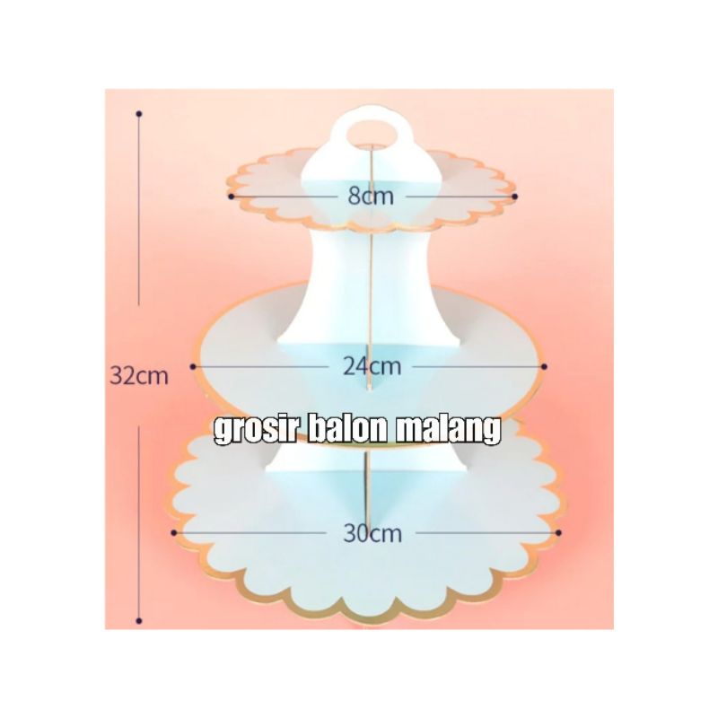 stand cake standing cupcake tier tatakan kue polos