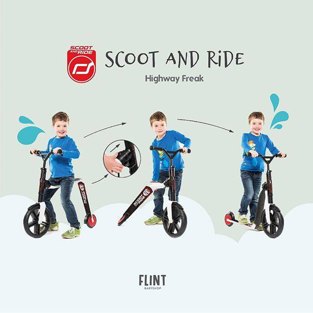 2 in 1 scooter and balance bike scoot and ride Highwayfreak