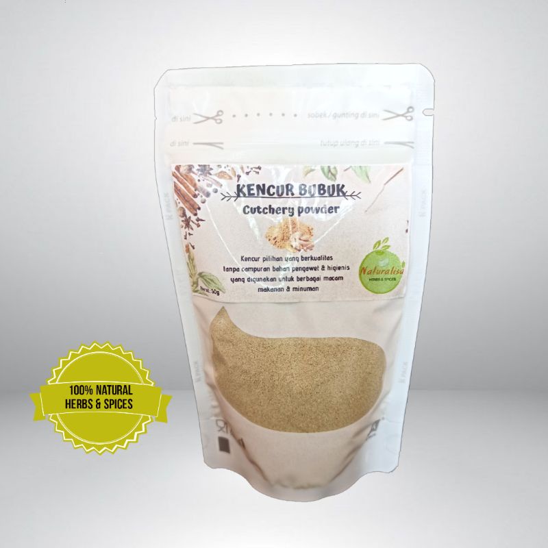

KENCUR BUBUK ASLI 100%/CUTCHERY POWDER