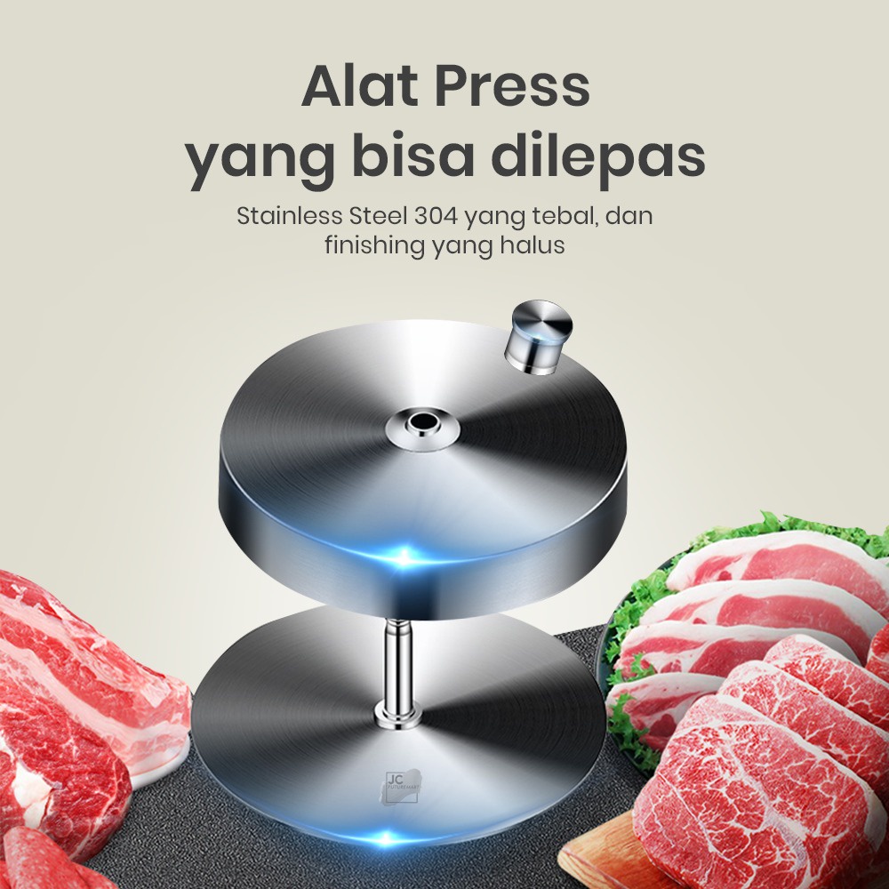 CETAKAN BURGER | HAMBURGER PATTY PRESS STAINLESS STEEL 304 - G20534