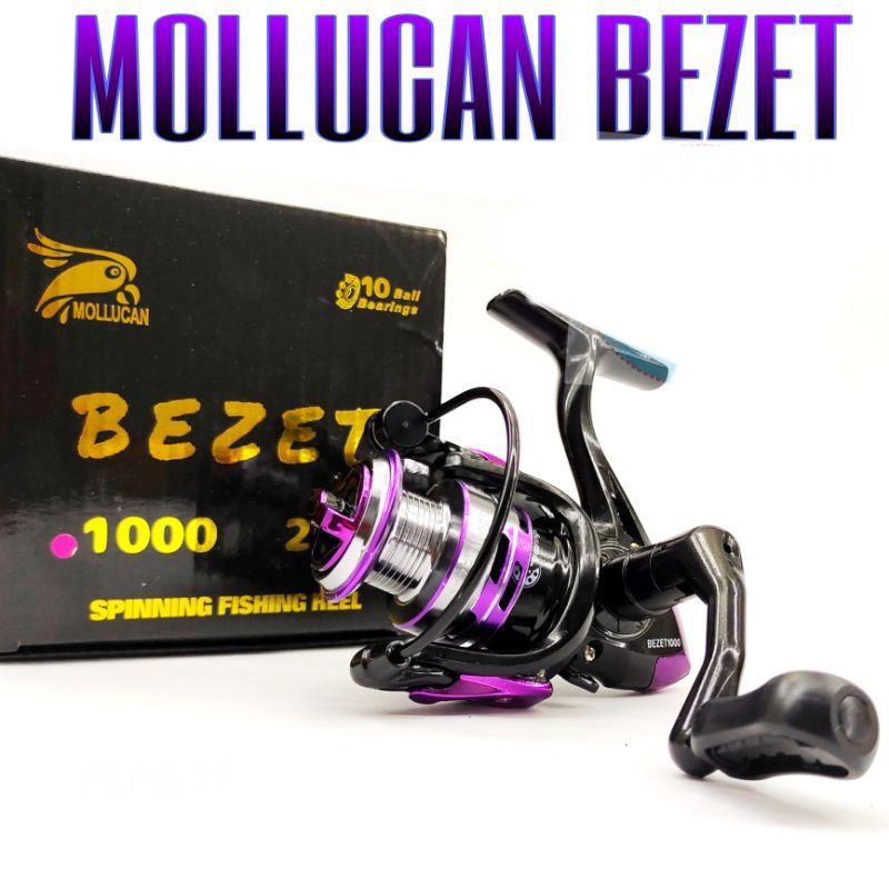 REEL SPINNING MOLLUCAN BEZET/MAZE 1000 2000 3000 4000 6000 SPOOL ALUMINIUM MURAH