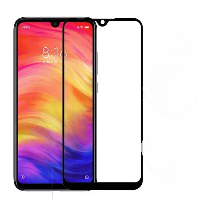 Tempered Glass REDMI 7 Full Cover Warna 5D / 6D / 9D