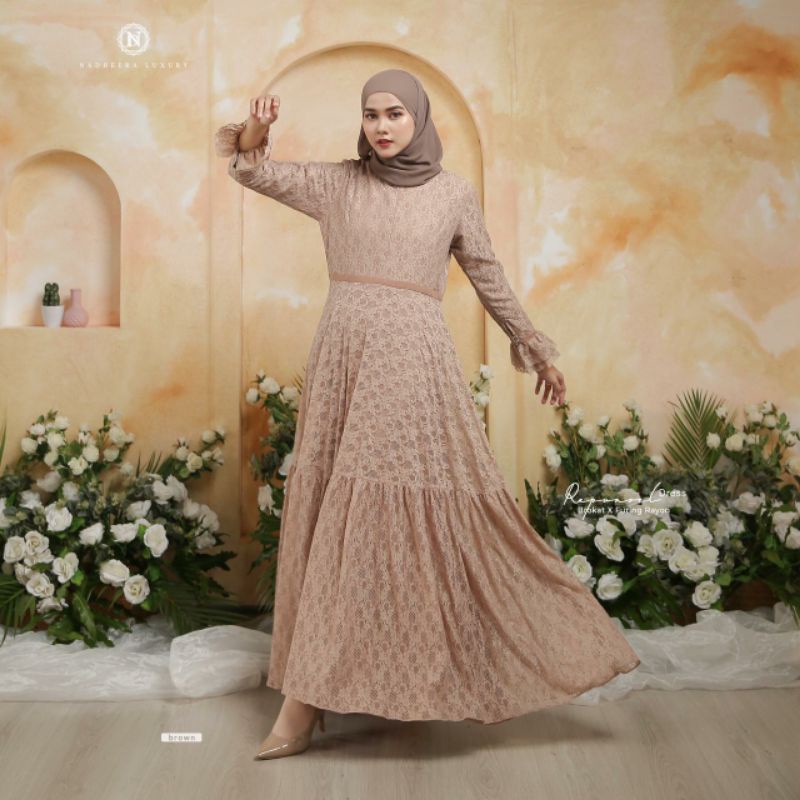 Rapunzel dress nadheera luxury