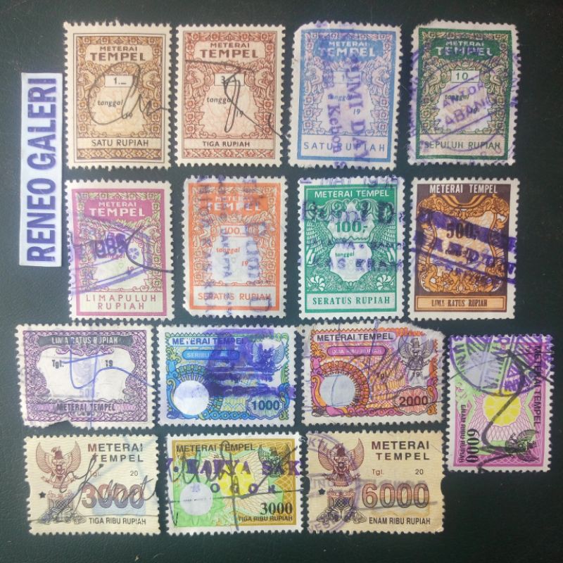 

Terlaris ✨ - PAKET 10 & 15 pcs Berbeda Variasi Materai Kuno Pernah Terpakai untuk Koleksi matrai lama jadul Filateli3.1.23