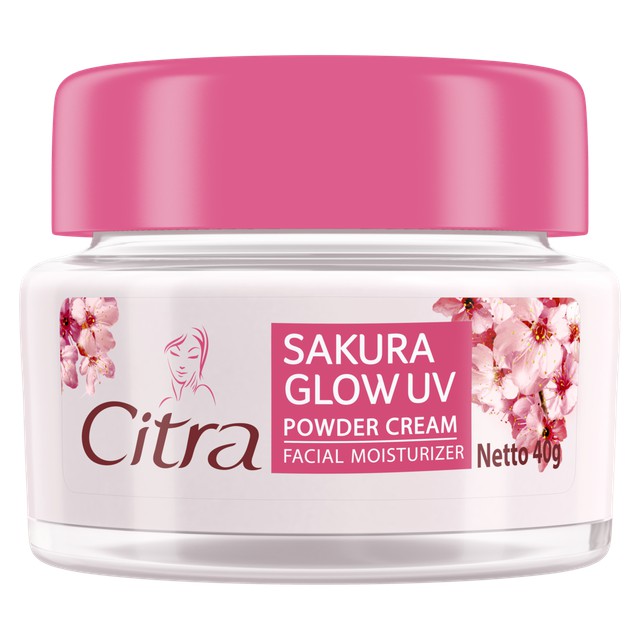 Citra Sakura Glow UV Powder Cream Facial Moisturizer