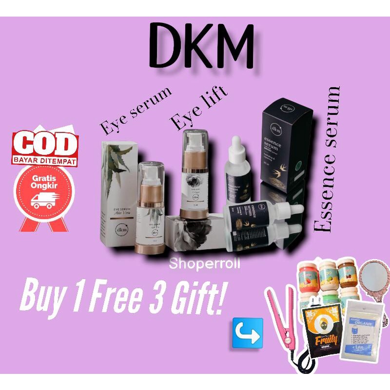 DKM EYE SERUM DAN EYE LIFT Serum Penghilang Kantung Mata & Mata Panda