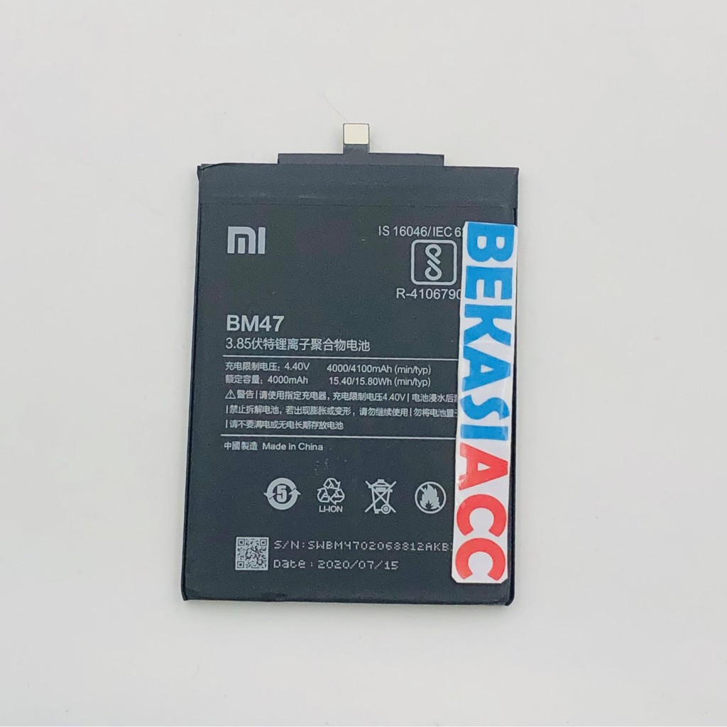 BATERAI XIAOMI REDMI 3 / REDMI 3PRO BATERAI REDMI 3S / REDMI 4X BM47