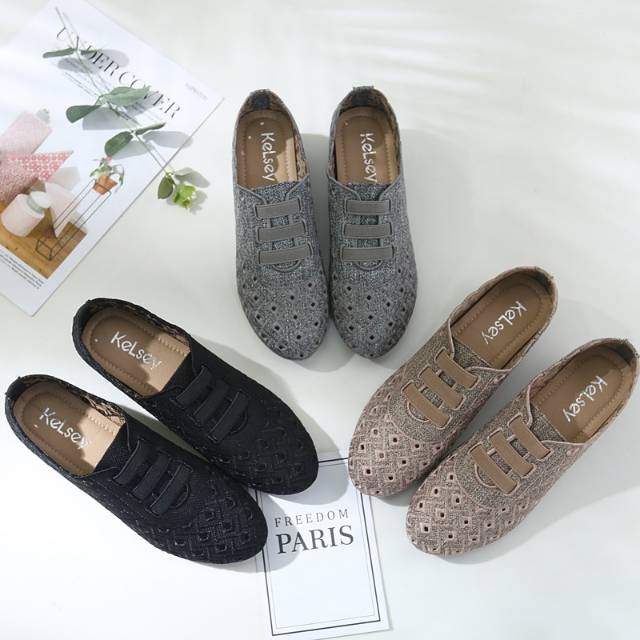 SEPATU WANITA KELSEY NOFIE LOAFERS WEDGES 888-142