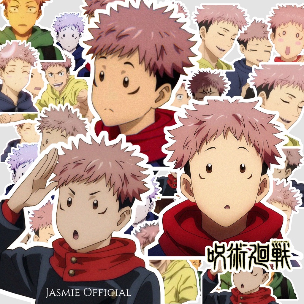 Sticker Anime JUJUTSU KAISEN Gojo Sukuna Itadori Nobara Nanami Inumaki Murah [Fanmerch]