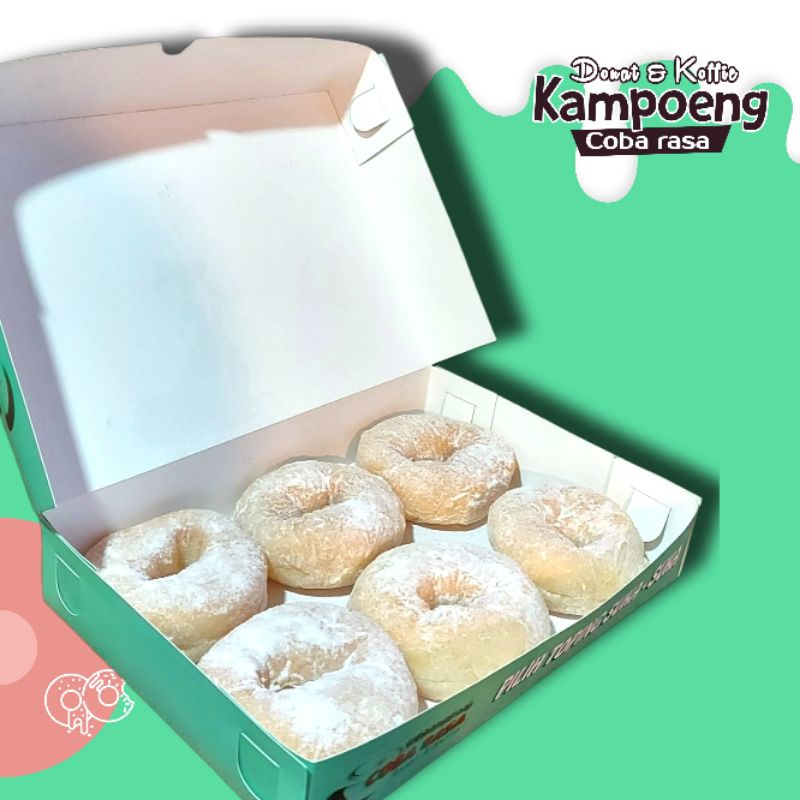 

Donat Kampoeng Reguler Gula Halus Isi 6 Pcs