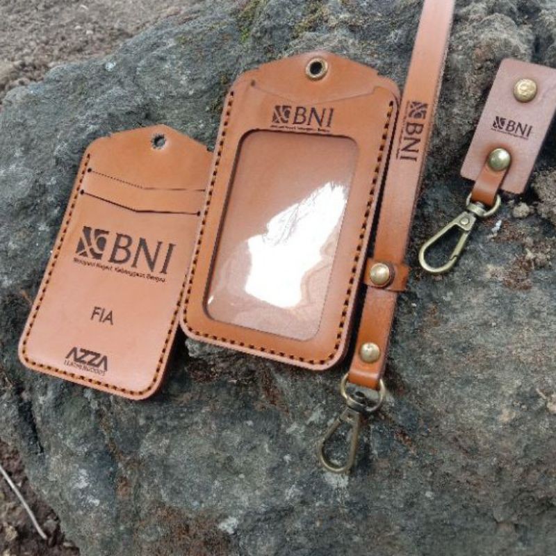 

Id Card Holder / Name Tag Kulit Asli BNI
