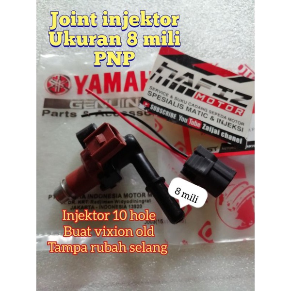 injektor vixion old 10 hole (Injektor+soket+joint) PNP tampa rubah selang bawaan injector vixion old