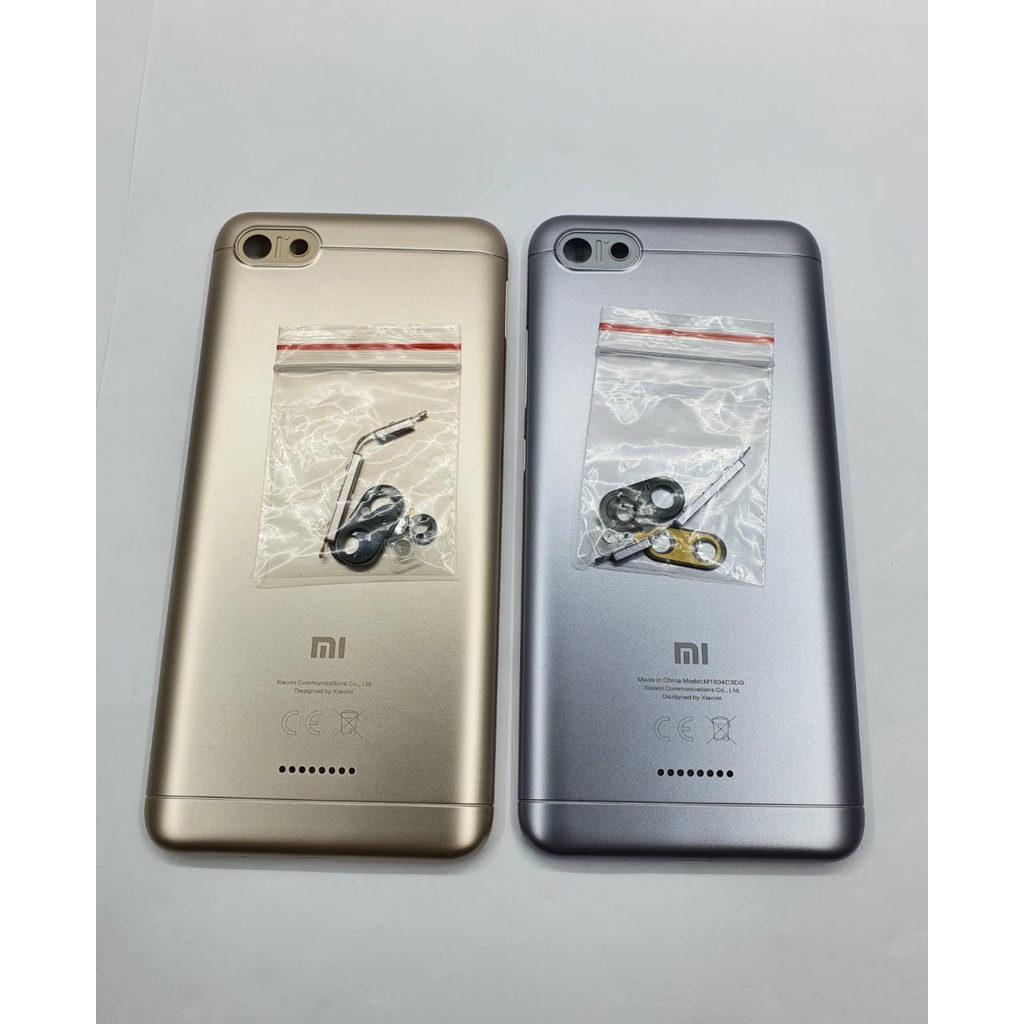 BACKDOOR XIAOMI REDMI 6A 1 SIM / BACK COVER TUTUP BELAKANG / BATERAI