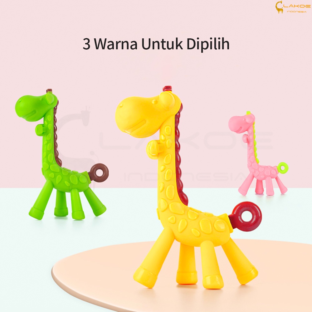 LAKOE Gigitan Bayi Teether Bayi Jerapah / Giraffe Teether