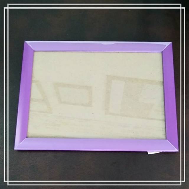 Frame Bingkai Photo Minimalis Ungu A4 21x30 Cm Shopee Indonesia