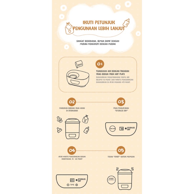 Bear baby sterilizer &amp; dryer