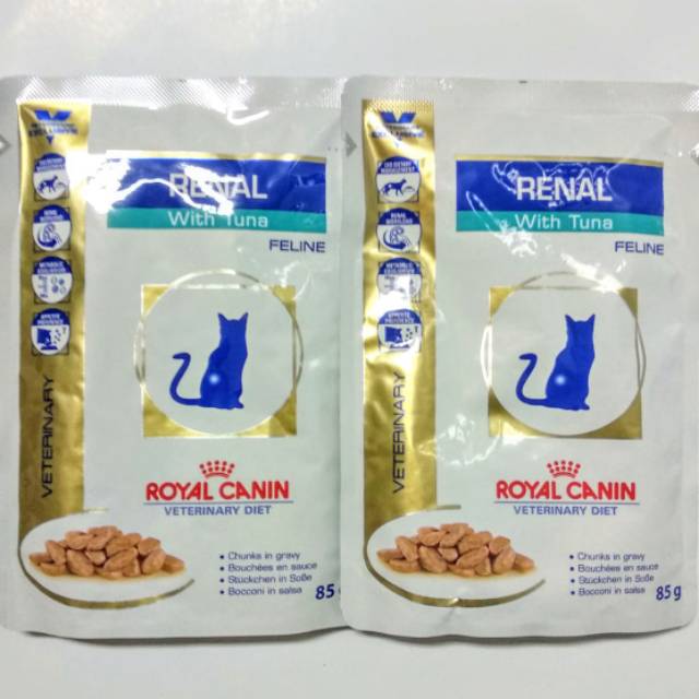 Royal Canin Vd Cat Renal Pouch 85gr Makanan Kucing Sakit Ginjal