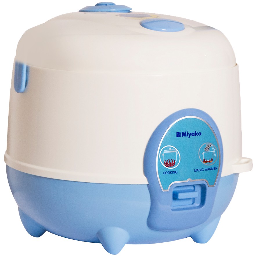 Miyako MCM606B Rice Cooker Mini / Magic Com Kecil 0.6 Liter 3 in 1 Bonus Gelas Ukur dan Sendok Nasi