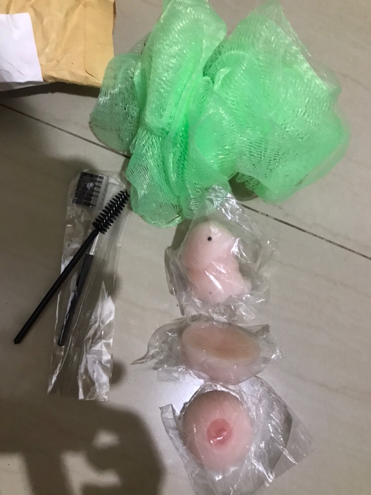 Bath Ball Sponge Motif Bunga