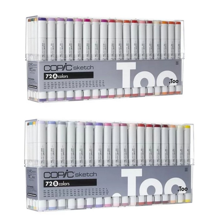 

(BISA COD) Copic Sketch Marker Set 72 Basic Colour