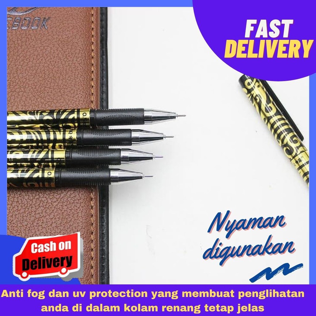 

Pena Ballpoint Bolpen Bolpoin Pulpen Rollerball Gel Pen 0.5 GP-763 O&Q