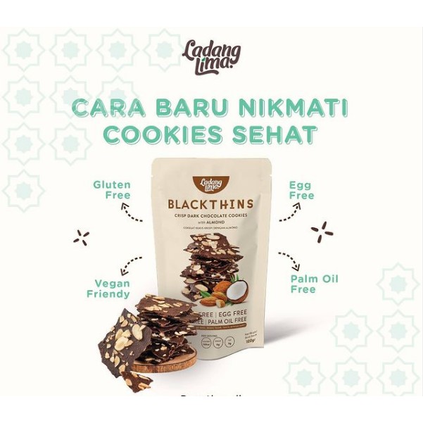 

Ladang Lima Blackthins Almond 100gr