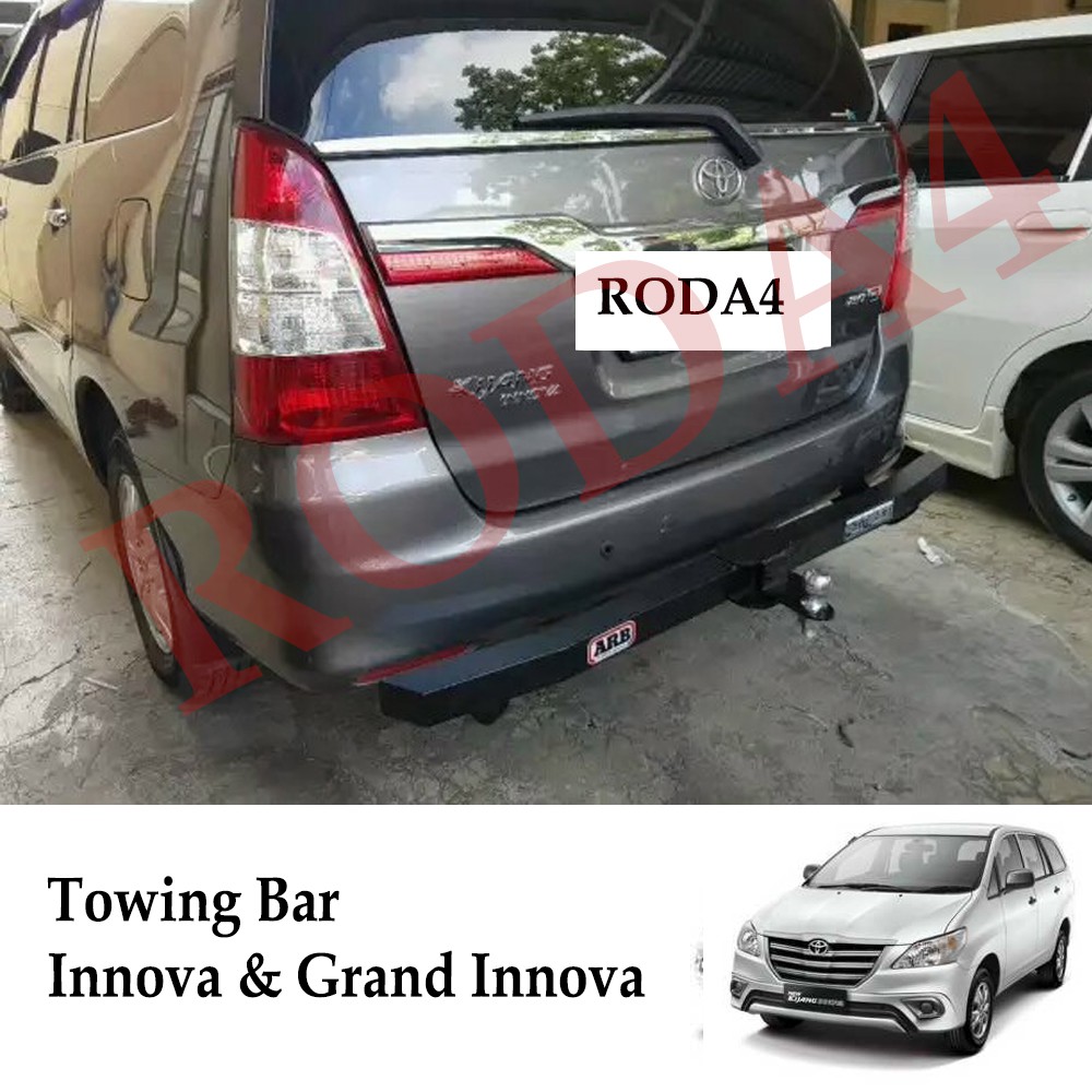 Towing Bar Besi Bumper Belakang ARB  Innova Panjang full