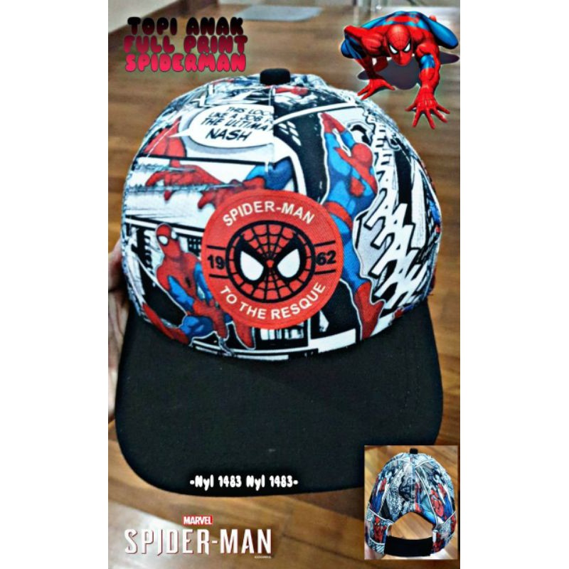 Topi Avengers/topi snapback anak laki laki Marvel