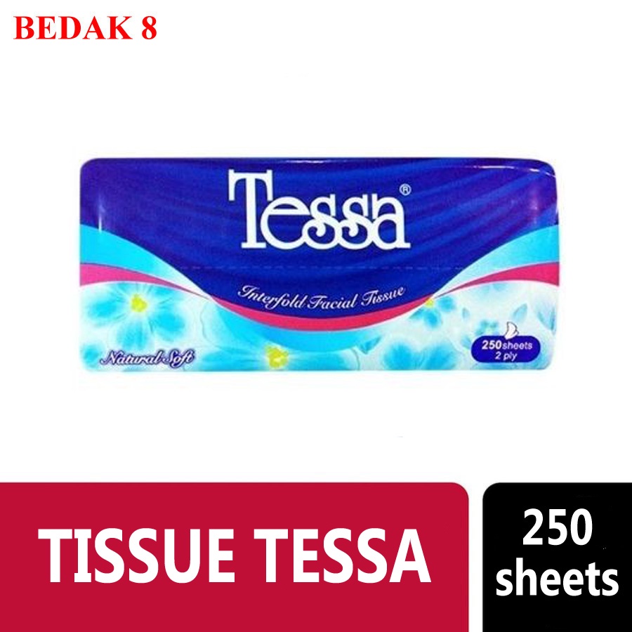 Tisu Wajah Tessa/ Tissue Facial Tessa 250 sheet 2 ply